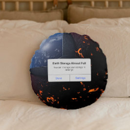 Aarde Opslag Bijna Volledig Rond Kussen