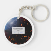Aarde Opslag Bijna Volledig Sleutelhanger (Achterkant)