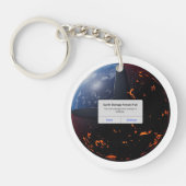 Aarde Opslag Bijna Volledig Sleutelhanger (Voorkant)