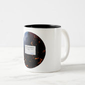 Aarde Opslag Bijna Volledig Tweekleurige Koffiemok (Voorkant rechts)