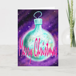 Aarde ornament Prettig kerstfeest Kaart