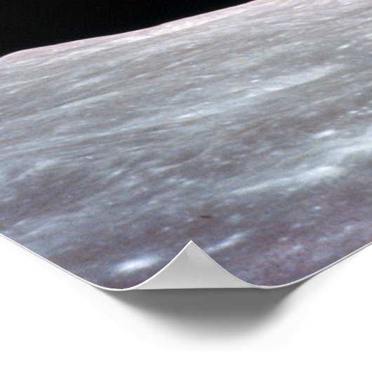 Aarde over de maan poster (Hoek)