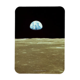 Aarde over Moon Magneet