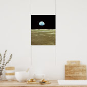 Aarde over Moon Poster (Keuken)