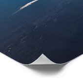 Aarde planeet vanuit de ruimte poster (Hoek)