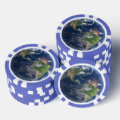 Aarde Poker Chips (Opstapeling)