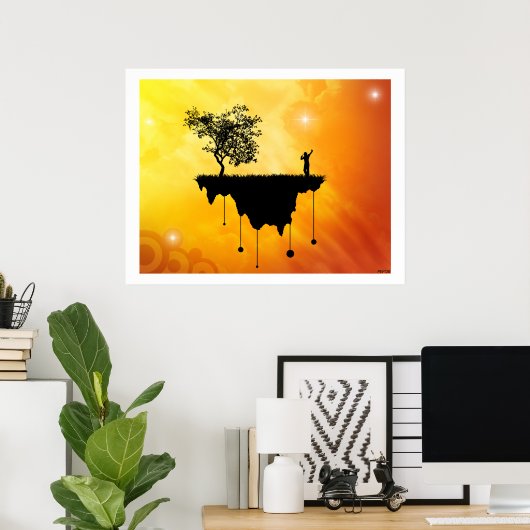 Aarde Poster (Thuiskantoor)