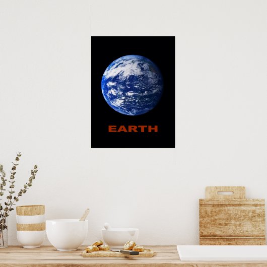 Aarde Poster (Keuken)