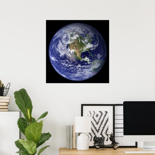 Aarde Poster (Thuiskantoor)