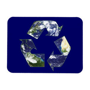 Aarde - Recycling Magneet