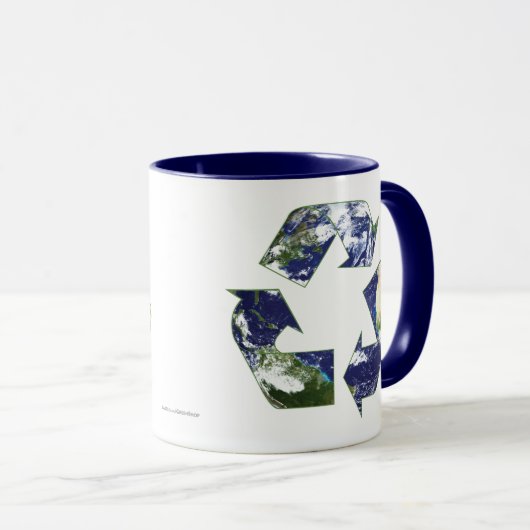 Aarde - Recycling Mok (Voorkant rechts)