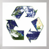 Aarde - Recycling Poster (Voorkant)