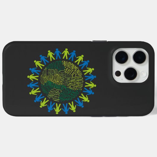 aarde redden Case-Mate iPhone case (Achterkant (horizontaal))