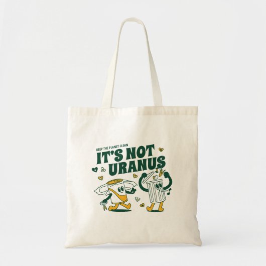 Aarde reinigen tote bag (Voorkant)