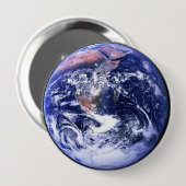 Aarde Ronde Button 4,0 Cm (Voorkant /achterkant)