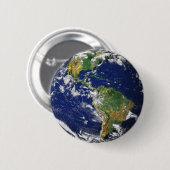 Aarde Ronde Button 5,7 Cm (Voorkant /achterkant)