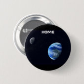 aarde ronde button 5,7 cm (Voorkant /achterkant)