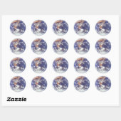 Aarde Ronde Sticker (Vel)