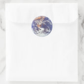 Aarde Ronde Sticker (Tas)