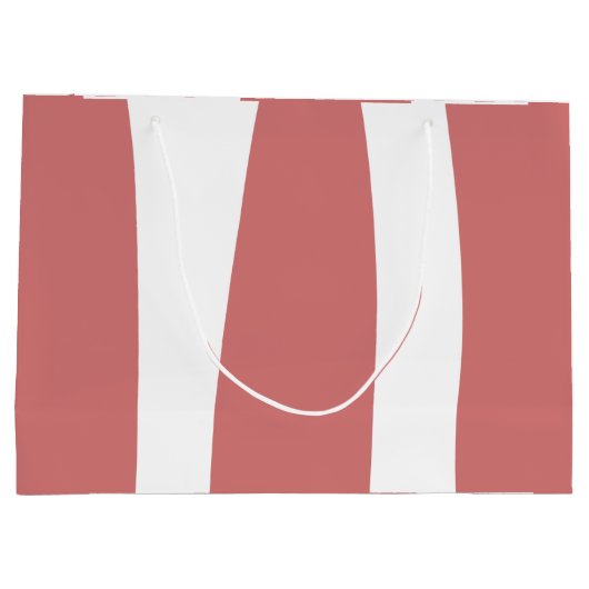 Aarde Rood en Wit Abstract Groot Cadeauzakje (Achterkant)