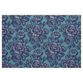 Aarde Roos Blues Stof (Fat Quarter)