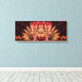 Aarde Royale: Fractal Art: Gewatteerd Canvas (Insitu (Houten vloer))
