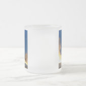 Aarde schudt als Saturnus V naar maan blaast Matglas Koffiemok (Center)