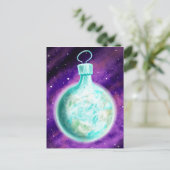 Aarde sieraden ansichtkaart gewoon feestdagenkaart (Staand voorkant)