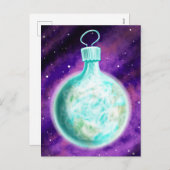 Aarde sieraden ansichtkaart gewoon feestdagenkaart (Voorkant / Achterkant)