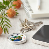 Aarde Sleutelhanger (Zijkant)