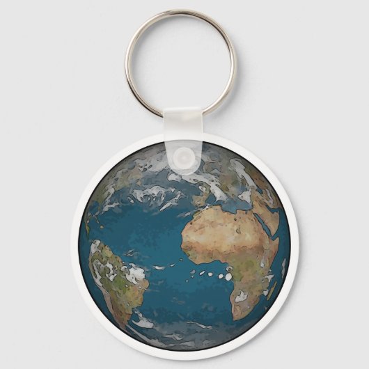 Aarde Sleutelhanger (Voorkant)