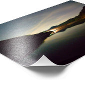 Aarde spiegelt de sterren foto afdruk (Hoek)