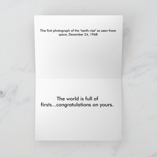 "Aarde-stijging," Eerste Foto van dit van Ruimte Kaart (Binnen)