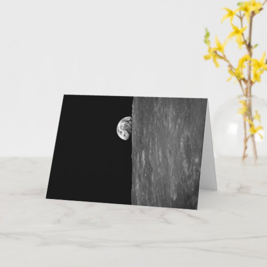 "Aarde-stijging," Eerste Foto van dit van Ruimte Kaart (Gele Bloem)