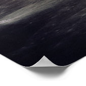 Aarde stijgt boven de maan bekeken door Apollo 10 Poster (Hoek)