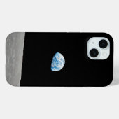 Aarde stijgt boven de maanhorizon. Case-Mate iPhone case (Achterkant (horizontaal))