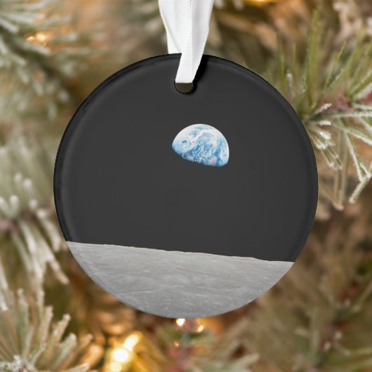 Aarde stijgt boven de maanhorizon. ornament (Boom)