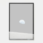 Aarde stijgt boven de maanhorizon. post-it® notes (Voorkant)