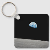 Aarde stijgt boven de maanhorizon. sleutelhanger (Voorkant)