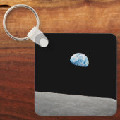 Aarde stijgt boven de maanhorizon. sleutelhanger (Voorkant)