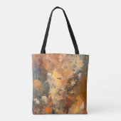 Aarde Terra Cotta Whimsy Patroon Tote Bag (Achterkant)