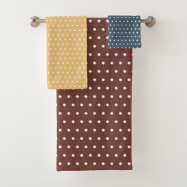 AARDE TONE TINY POLKA DOTS BAD HANDDOEK