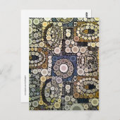 Aarde Tonen Concentrische cirkels Briefkaart (Voorkant / Achterkant)