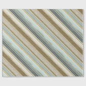 Aarde Tonen Gouden Kerstmispatroon#28 ID1009 Cadeaupapier (Vlak)