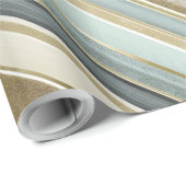 Aarde Tonen Gouden Kerstmispatroon#28 ID1009 Cadeaupapier (Rol Hoek)