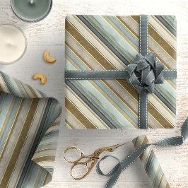 Aarde Tonen Gouden Kerstmispatroon#28 ID1009 Cadeaupapier