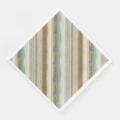 Aarde Tonen Gouden Kerstmispatroon#28 ID1009 Servet (Hoek)