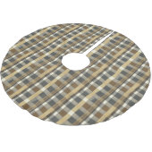 Aarde Tonen Gouden Kerstmispatroon#7 ID1009 Kerstboom Rok (Gekanteld)