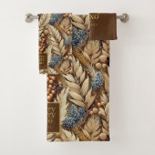 Aarde Tonen Kerst Merry Patroon # 21 ID1009 Bad Handdoek (Insitu)