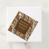 Aarde Tonen Kerst Merry Patroon # 21 ID1009 Bedankjes Labels (In situ)